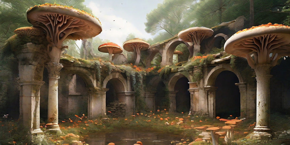 Fictional Mushroom Ruins
