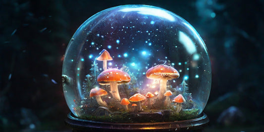 Magic Mushroom Globe