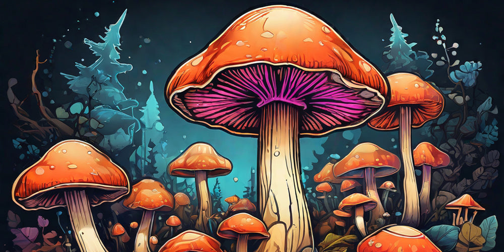 Magic Mushrooms Art
