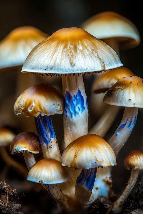 Blue Meanie Mushroom Spore Syringe