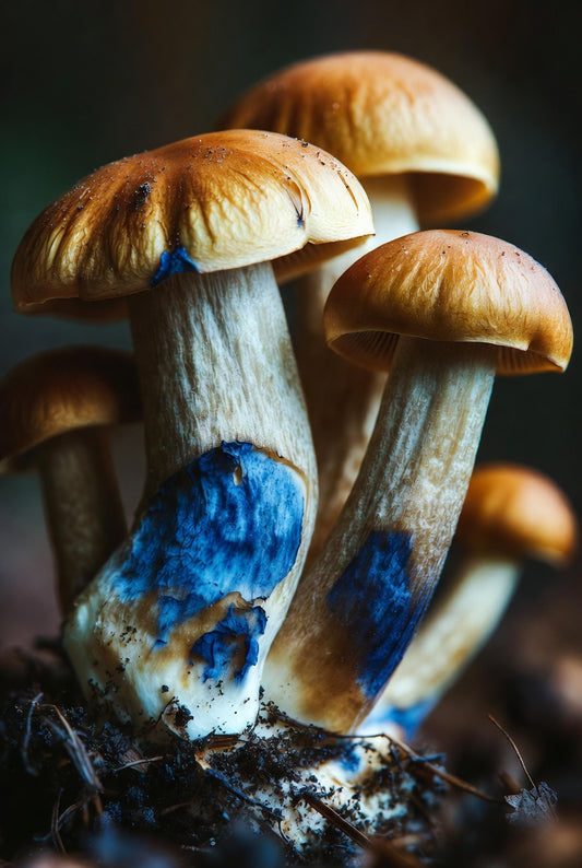 Blue Meanie Mushroom Spore Syringe