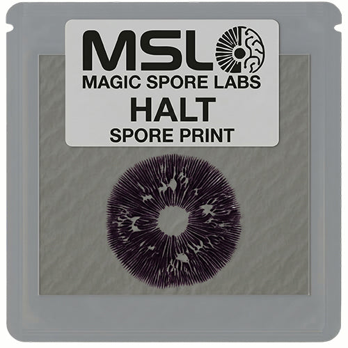 Halt Mushroom Spore Print
