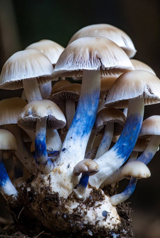 White Rabbit Mushroom Spore Syringe